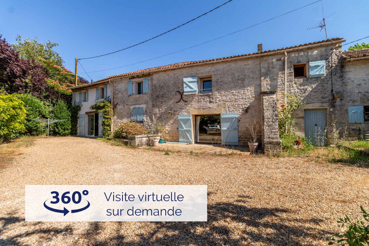 Grande maison familiale en pierre avec logement indépendant